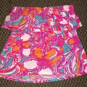 Lilly Pulitzer Strapless Top
